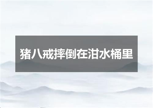 猪八戒摔倒在泔水桶里
