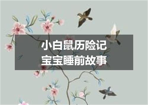 小白鼠历险记宝宝睡前故事