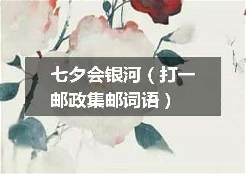 七夕会银河（打一邮政集邮词语）