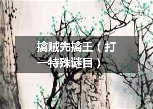 擒贼先擒王（打一特殊谜目）