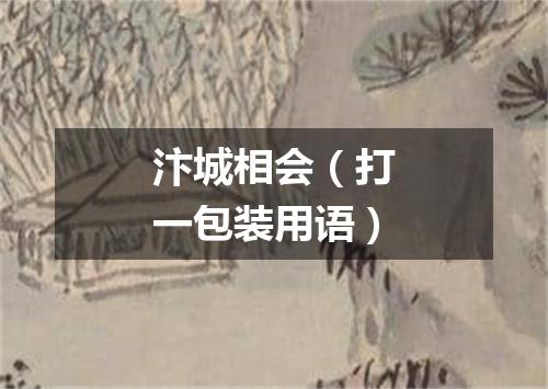 汴城相会（打一包装用语）