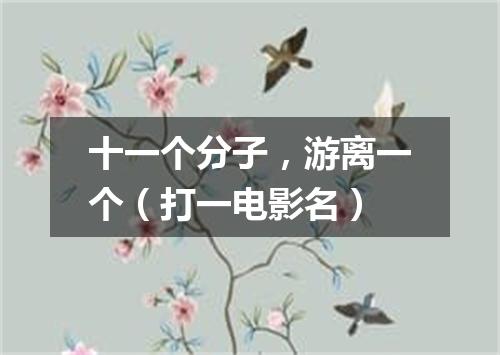 十一个分子，游离一个（打一电影名）