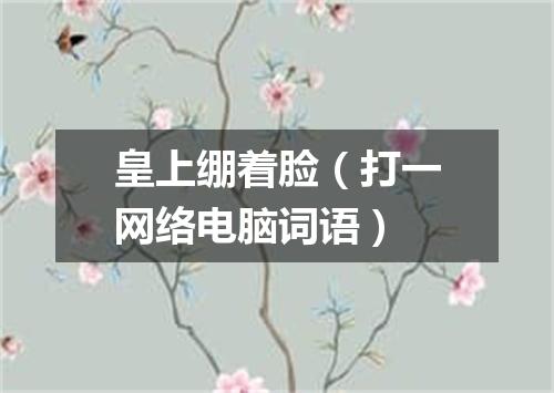 皇上绷着脸（打一网络电脑词语）