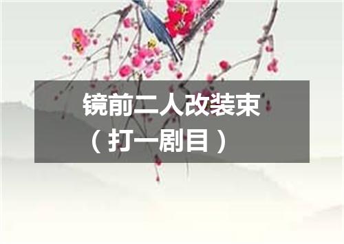 镜前二人改装束（打一剧目）