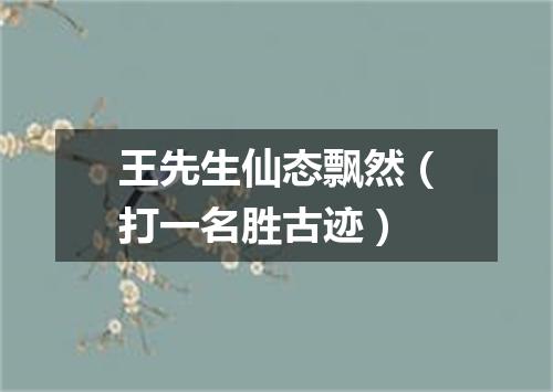 王先生仙态飘然（打一名胜古迹）