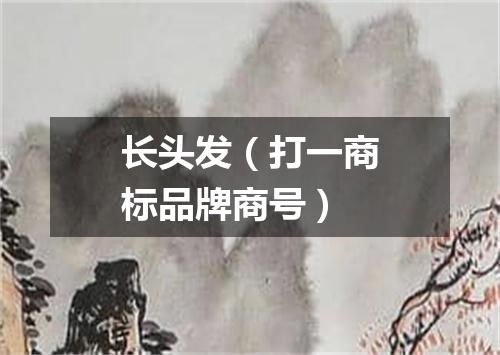 长头发（打一商标品牌商号）