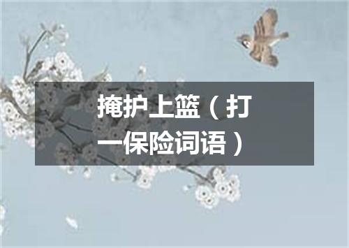 掩护上篮（打一保险词语）