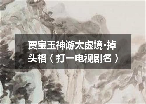 贾宝玉神游太虚境·掉头格（打一电视剧名）