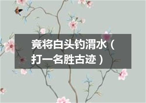 竟将白头钓渭水（打一名胜古迹）