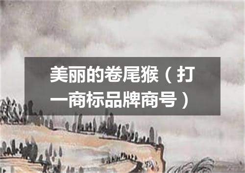 美丽的卷尾猴（打一商标品牌商号）