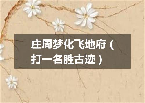 庄周梦化飞地府（打一名胜古迹）
