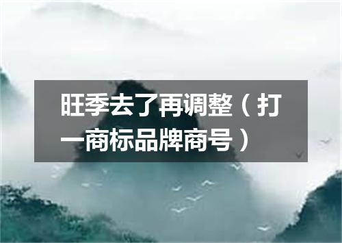 旺季去了再调整（打一商标品牌商号）