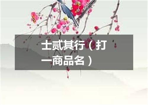 士贰其行（打一商品名）