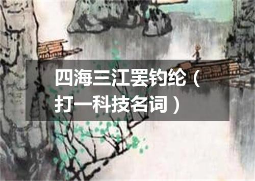 四海三江罢钓纶（打一科技名词）