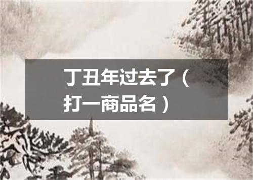 丁丑年过去了（打一商品名）